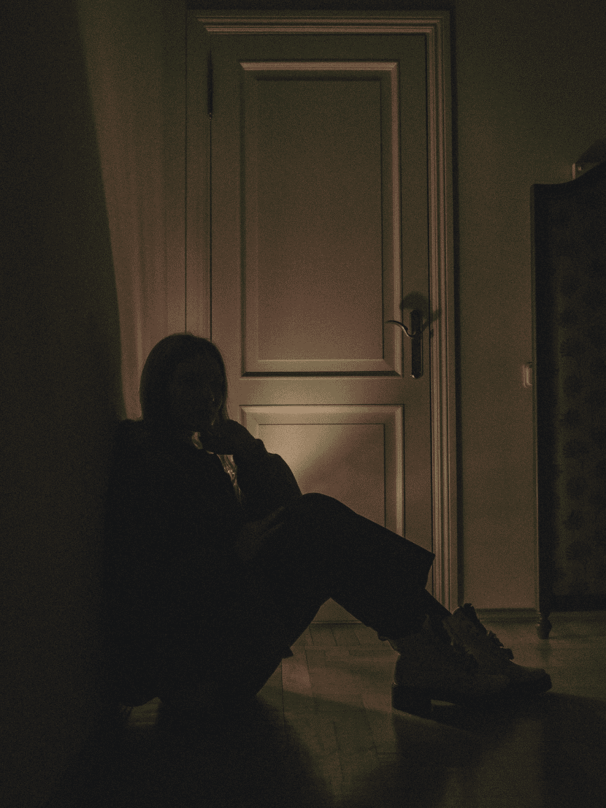 Sitting in the dark